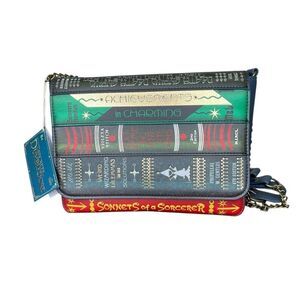 NEW Loungefly Fantastic Beasts Magical Books Chain Strap Crossbody Bag